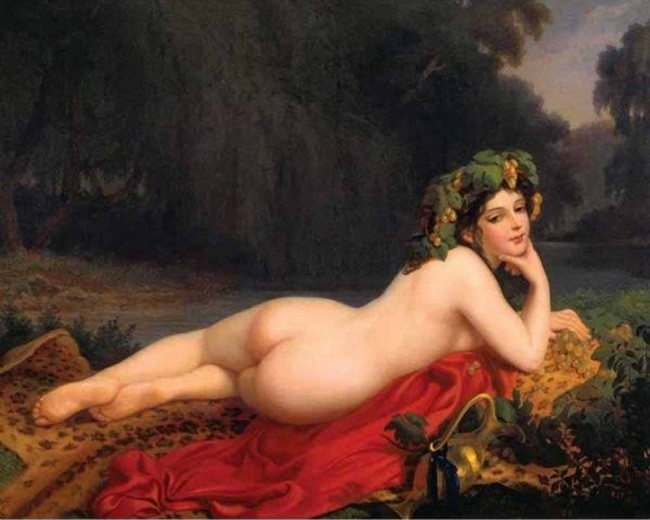 Сочинение по картине: Тютрюмов - "Отдых вакханки"