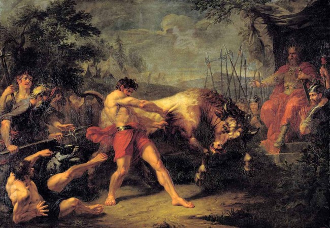 Сочинение по картине: Угрюмов - "Испытание силы Яна Усмаря"