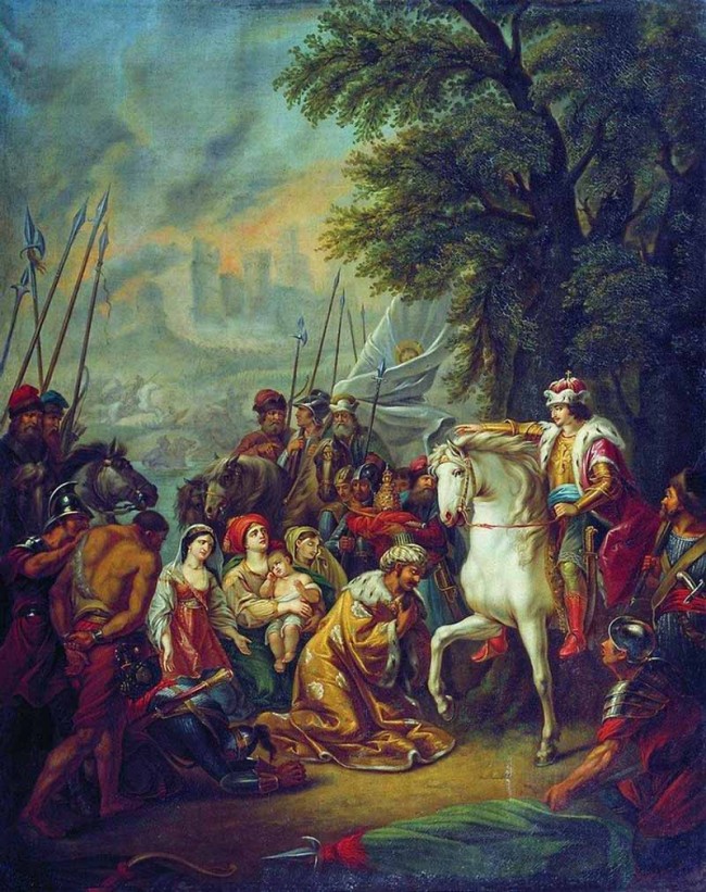 Сочинение по картине: Угрюмов - "Взятие Казани Иваном Грозным 2 октября 1552 года"