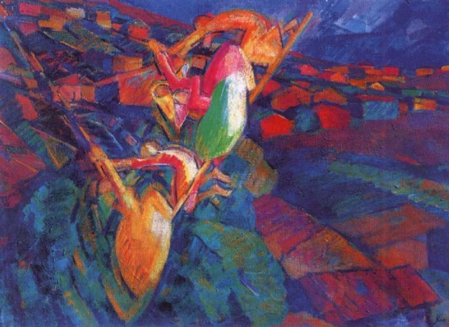 Сочинение по картине: Ульянов - "Качели"