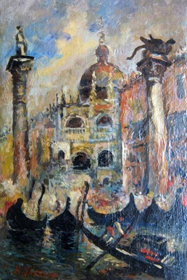 Сочинение по картине: Ульянов - "Венеция. Собор Сан Марко"