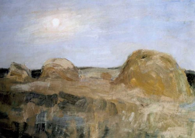 Сочинение по картине: Уткин - "Ночь. Стога"