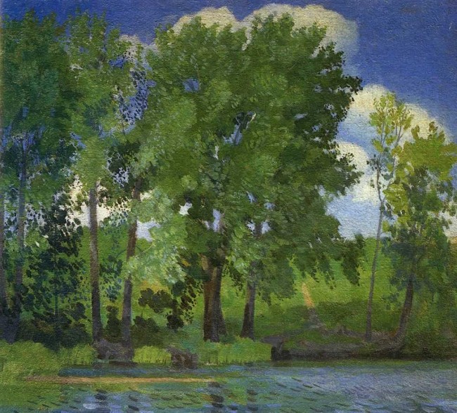 Сочинение по картине: Уткин - "Окрестности Саратова (Пруд)"