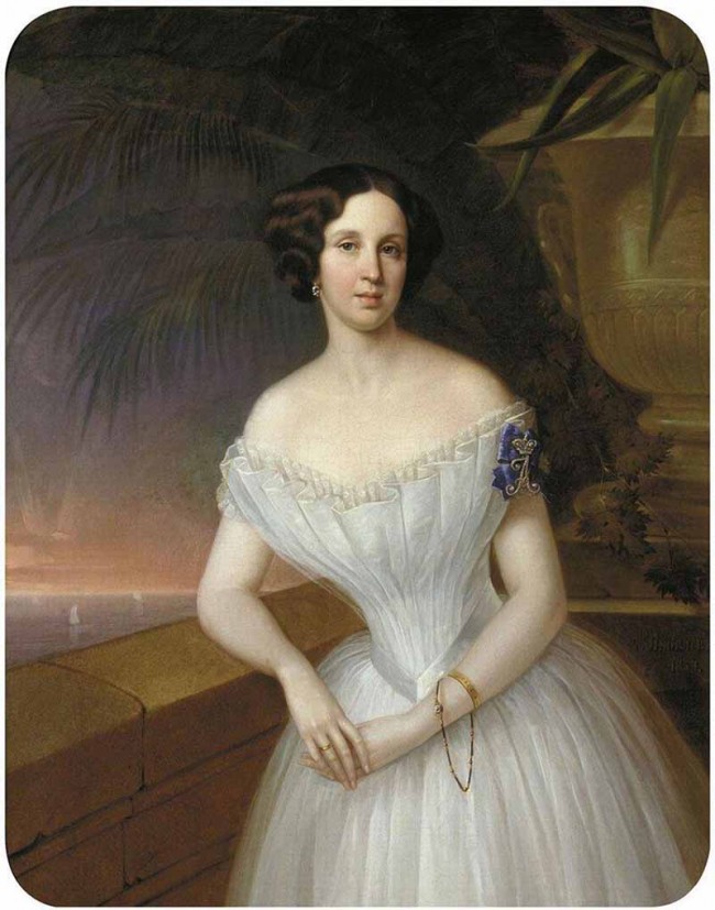 Сочинение по картине: Яковлев - "Парадный женский портрет"