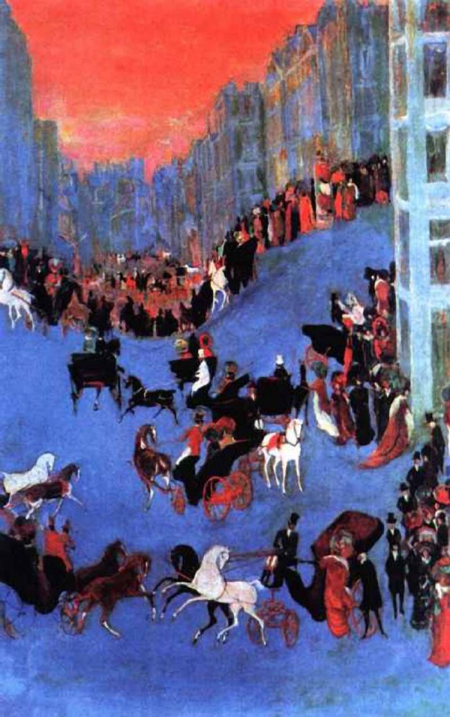 Сочинение по картине: Якулов - "Улица"