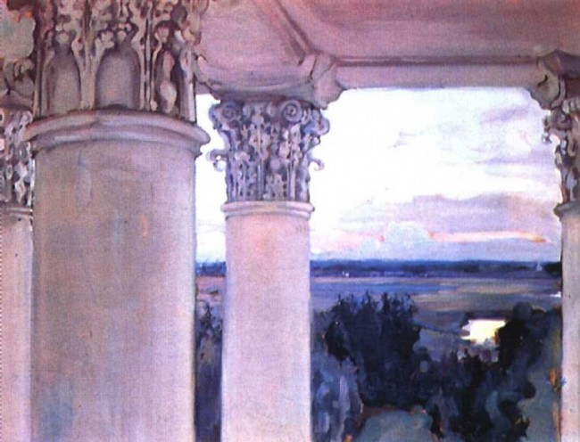 Сочинение по картине: Якунчикова - "Из окна старого дома. Введенское" Сочинение по картине: Якунчикова - "Из окна старого дома. Введенское"