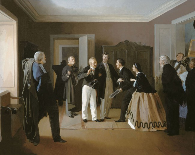 Сочинение по картине: Юшанов - "Проводы начальника"